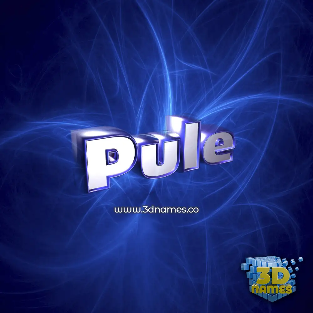 pule in Plasma style - 3D name wallpaper pule in Plasma style - 3D name wallpaper