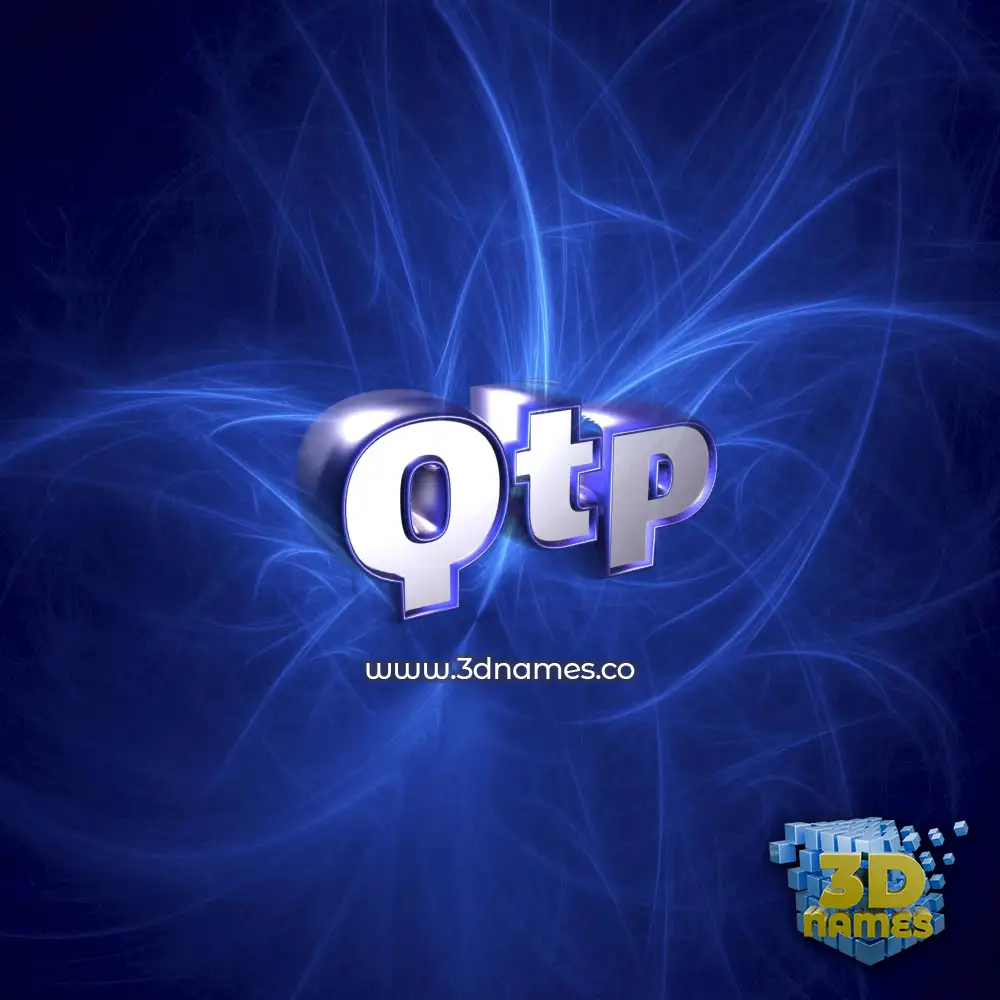 qtp in Plasma style - 3D name wallpaper qtp in Plasma style - 3D name wallpaper