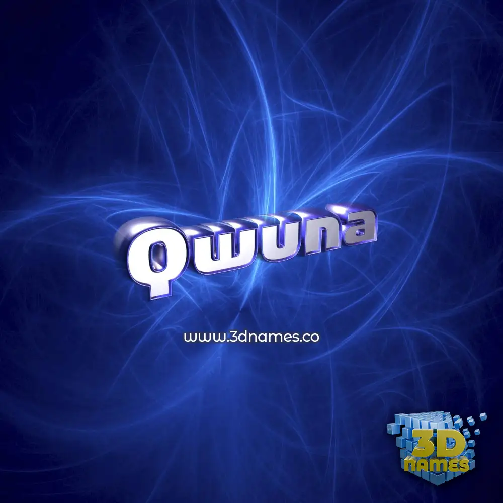 qwuna in Plasma style - 3D name wallpaper qwuna in Plasma style - 3D name wallpaper