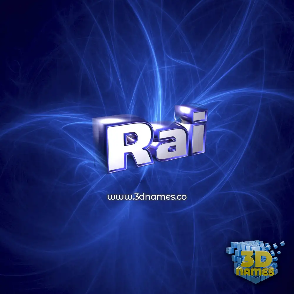 rai in Plasma style - 3D name wallpaper