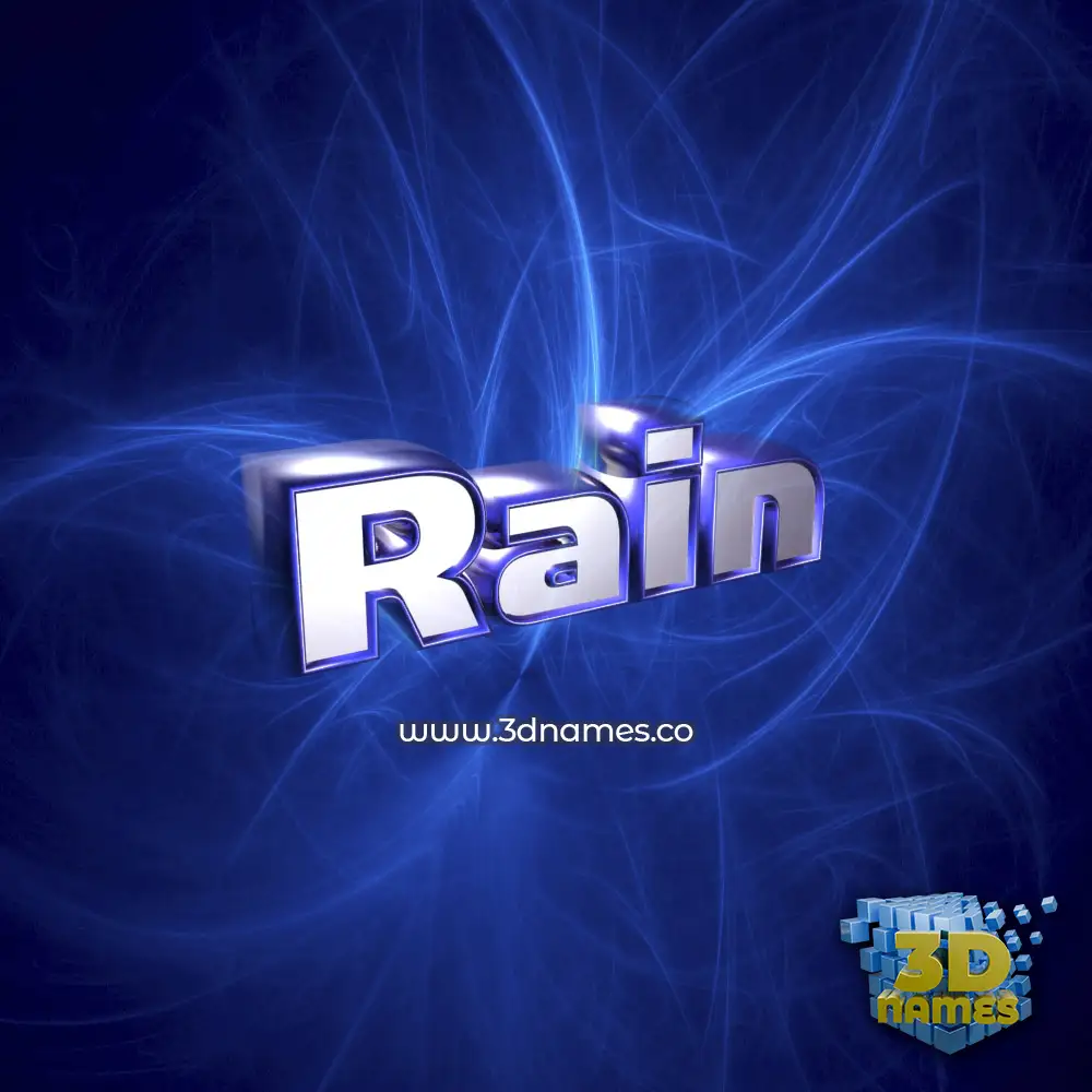 rain in Plasma style - 3D name wallpaper rain in Plasma style - 3D name wallpaper