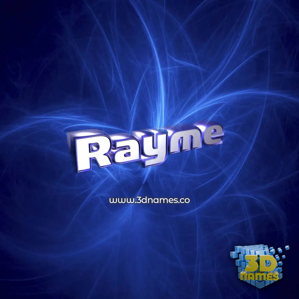 rayme in Plasma style - 3D name wallpaper