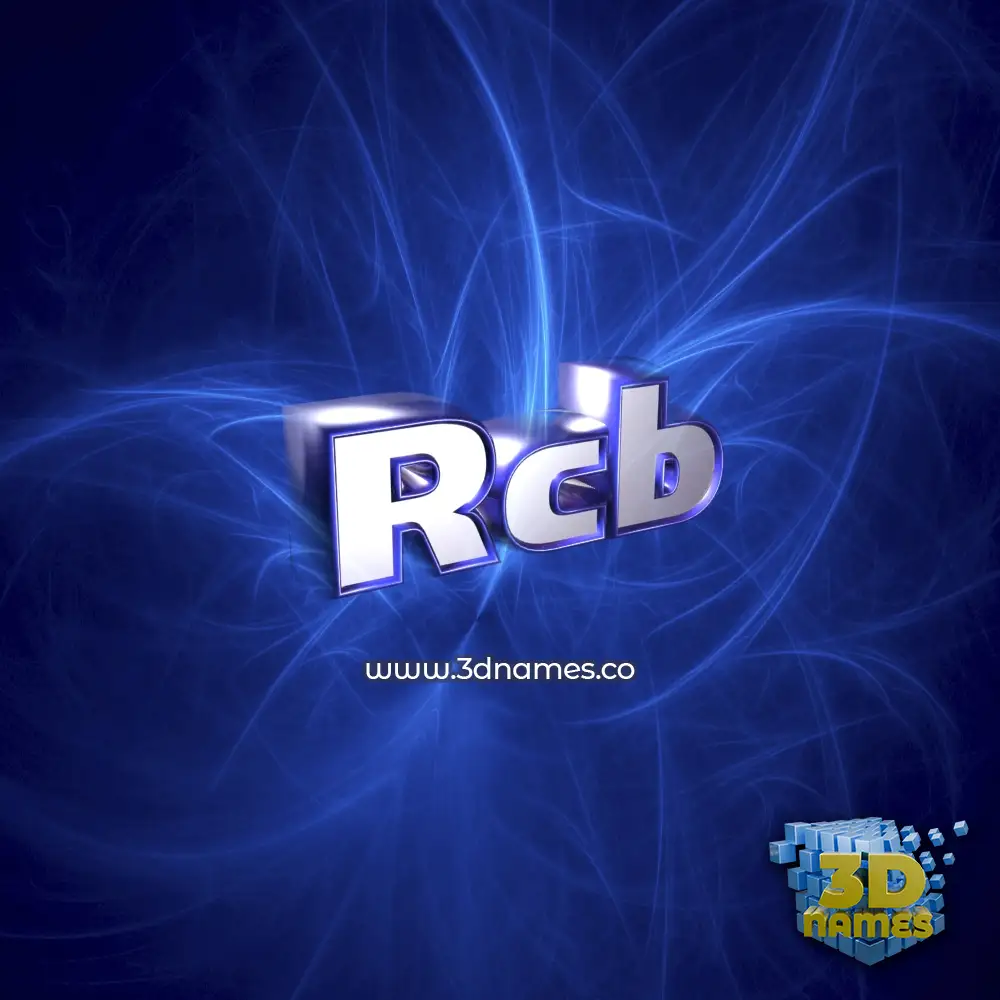 rcb in Plasma style - 3D name wallpaper rcb in Plasma style - 3D name wallpaper
