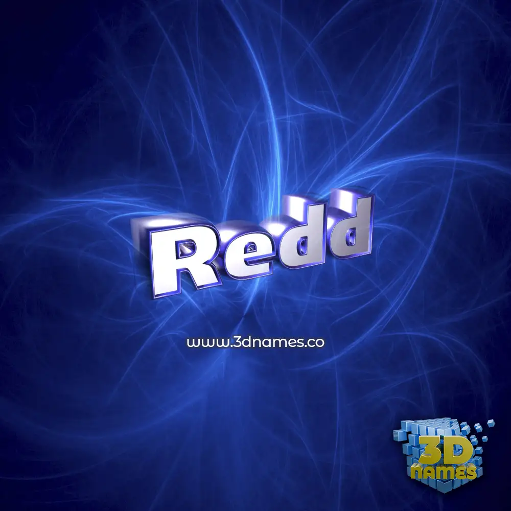 redd in Plasma style - 3D name wallpaper redd in Plasma style - 3D name wallpaper