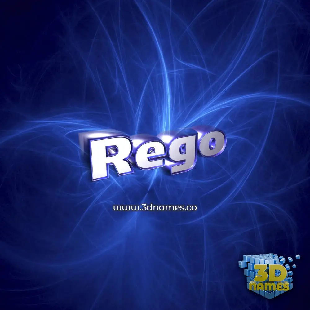 rego in Plasma style - 3D name wallpaper rego in Plasma style - 3D name wallpaper