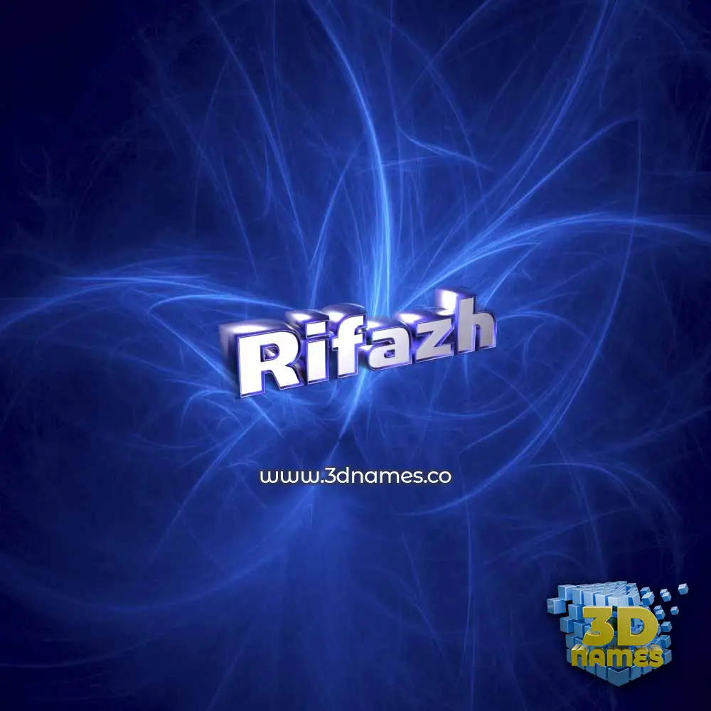 rifazh in Plasma style - 3D name wallpaper rifazh in Plasma style - 3D name wallpaper