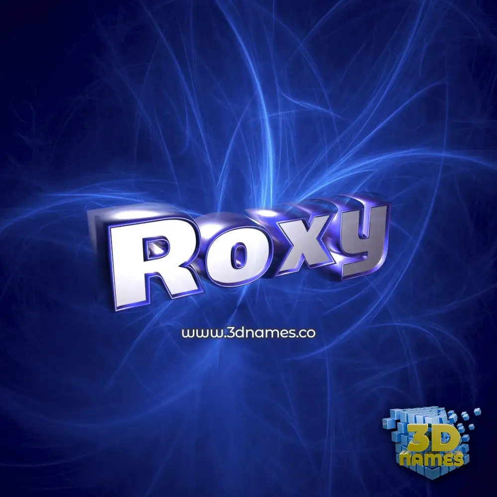 roxy in Plasma style - 3D name wallpaper roxy in Plasma style - 3D name wallpaper