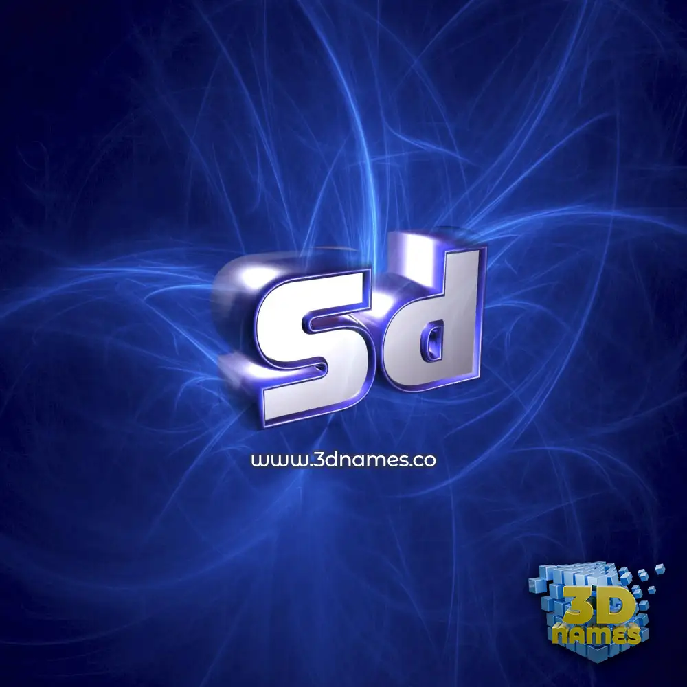 sd in Plasma style - 3D name wallpaper