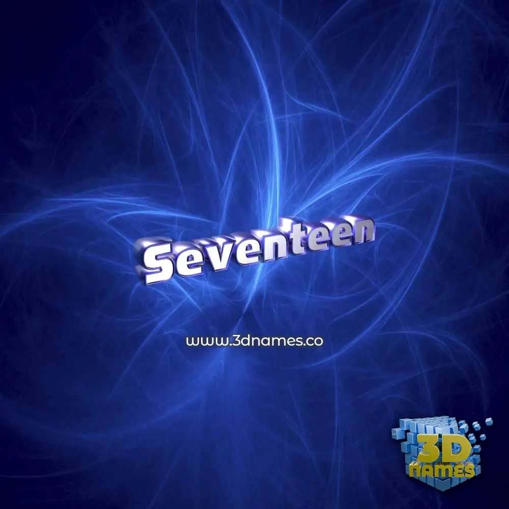 Preview of Plasma 3D name for "SEVENTEEN"