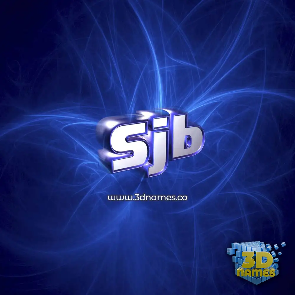 sjb in Plasma style - 3D name wallpaper sjb in Plasma style - 3D name wallpaper