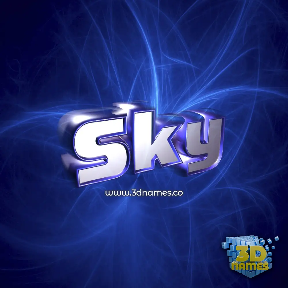 sky in Plasma style - 3D name wallpaper sky in Plasma style - 3D name wallpaper