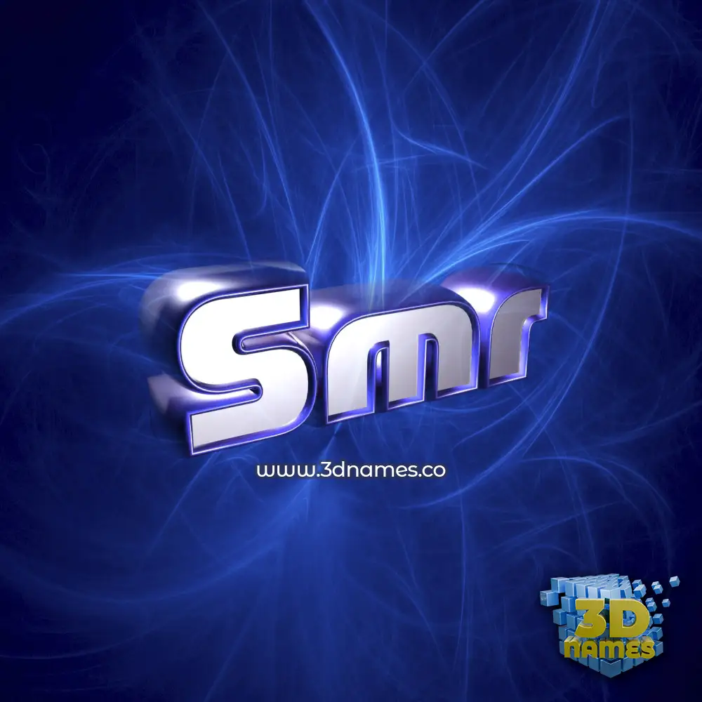 smr in Plasma style - 3D name wallpaper smr in Plasma style - 3D name wallpaper