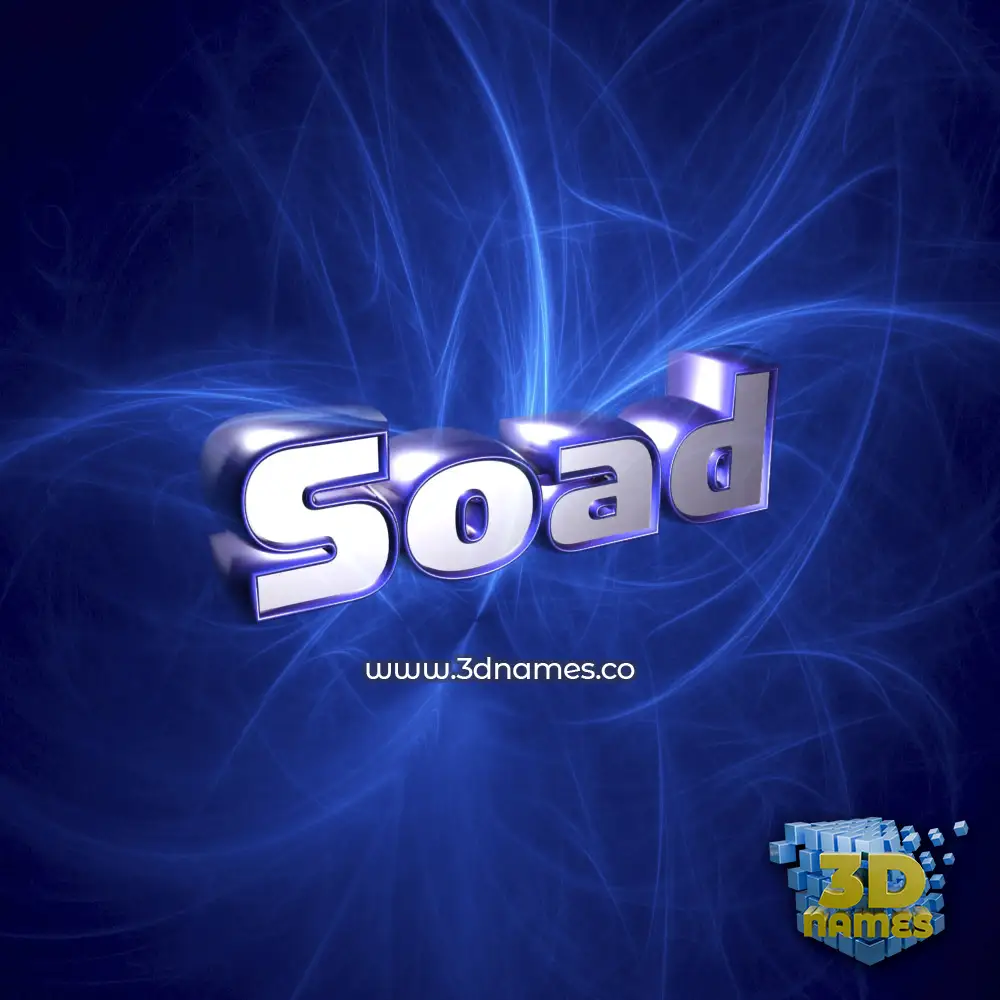 soad in Plasma style - 3D name wallpaper soad in Plasma style - 3D name wallpaper