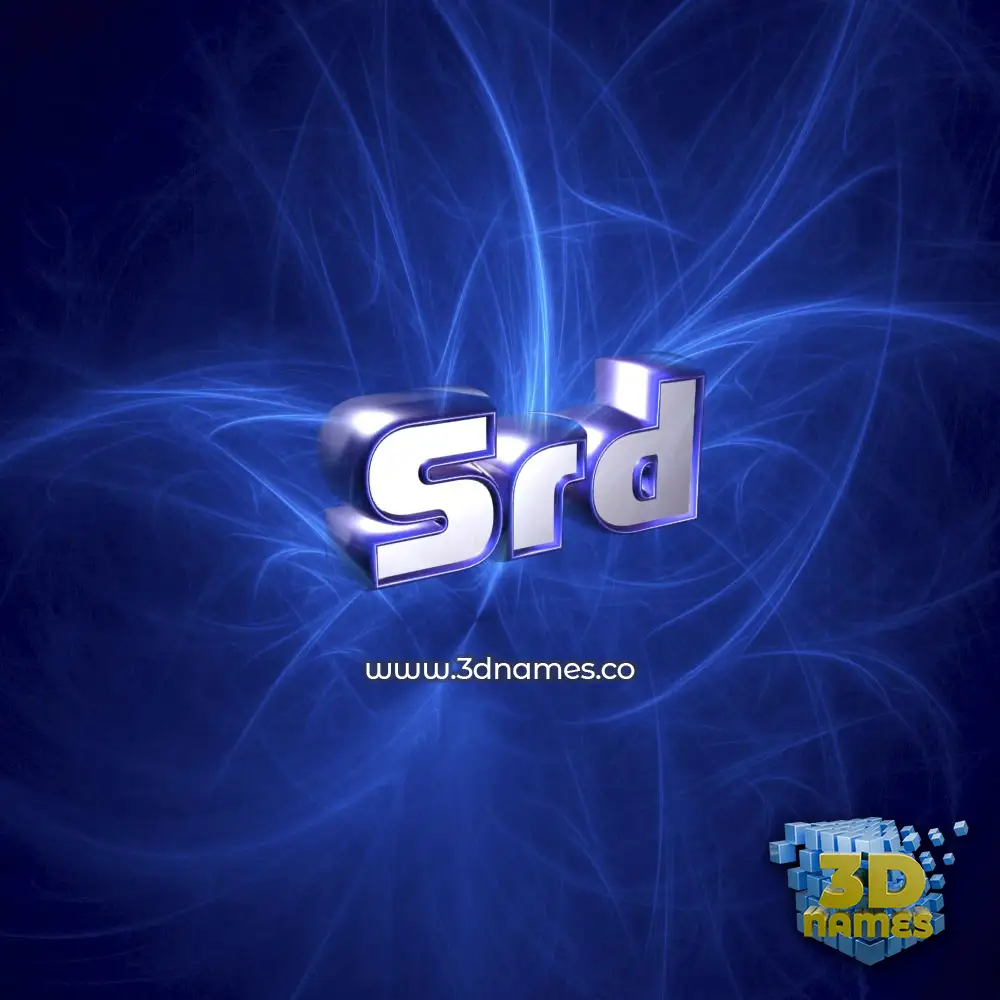 srd in Plasma style - 3D name wallpaper srd in Plasma style - 3D name wallpaper