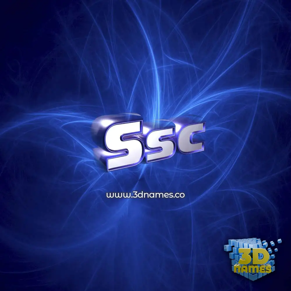 ssc in Plasma style - 3D name wallpaper ssc in Plasma style - 3D name wallpaper