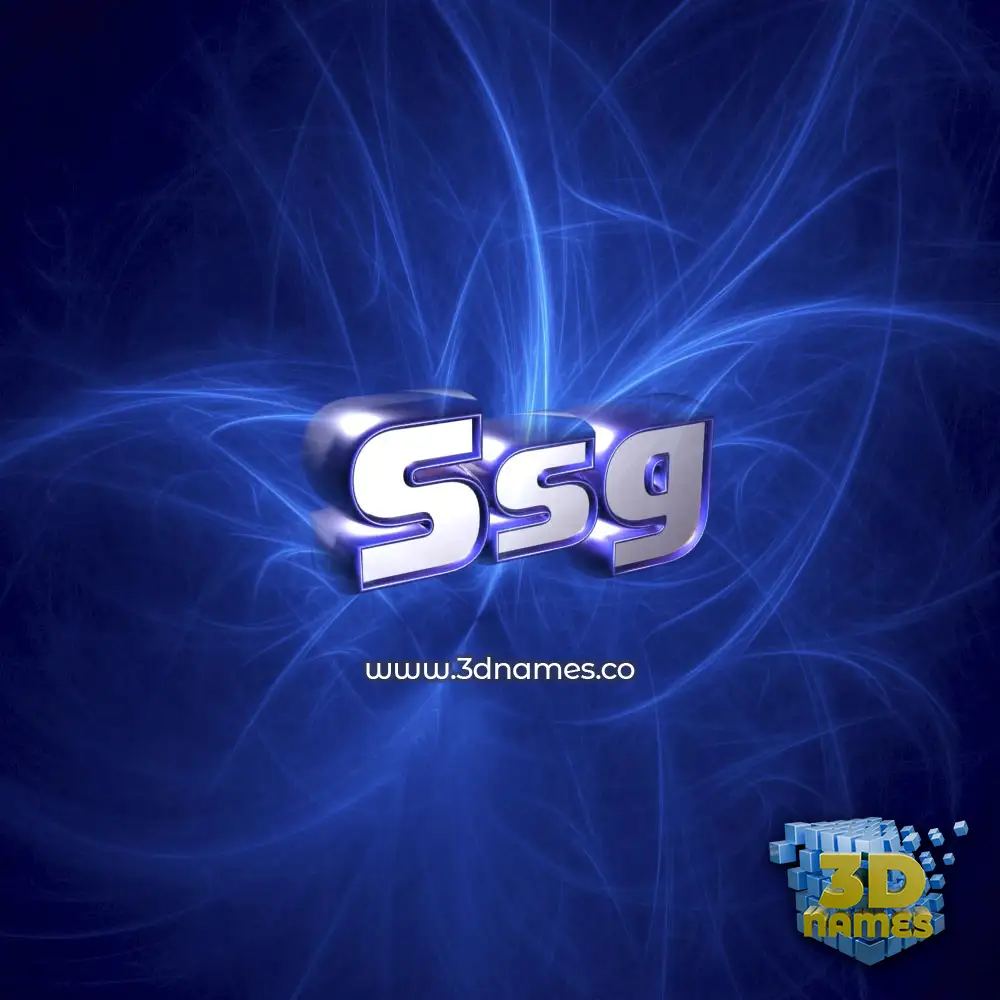 ssg in Plasma style - 3D name wallpaper ssg in Plasma style - 3D name wallpaper