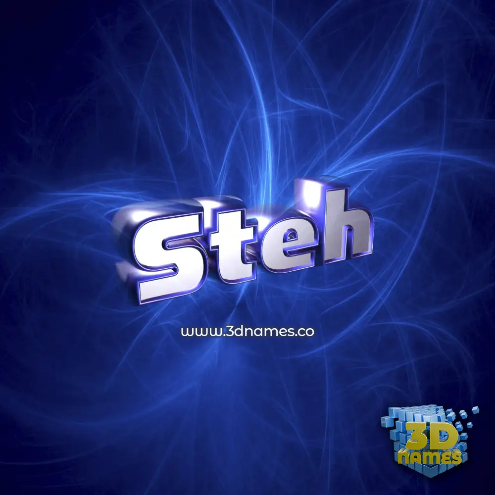steh in Plasma style - 3D name wallpaper steh in Plasma style - 3D name wallpaper