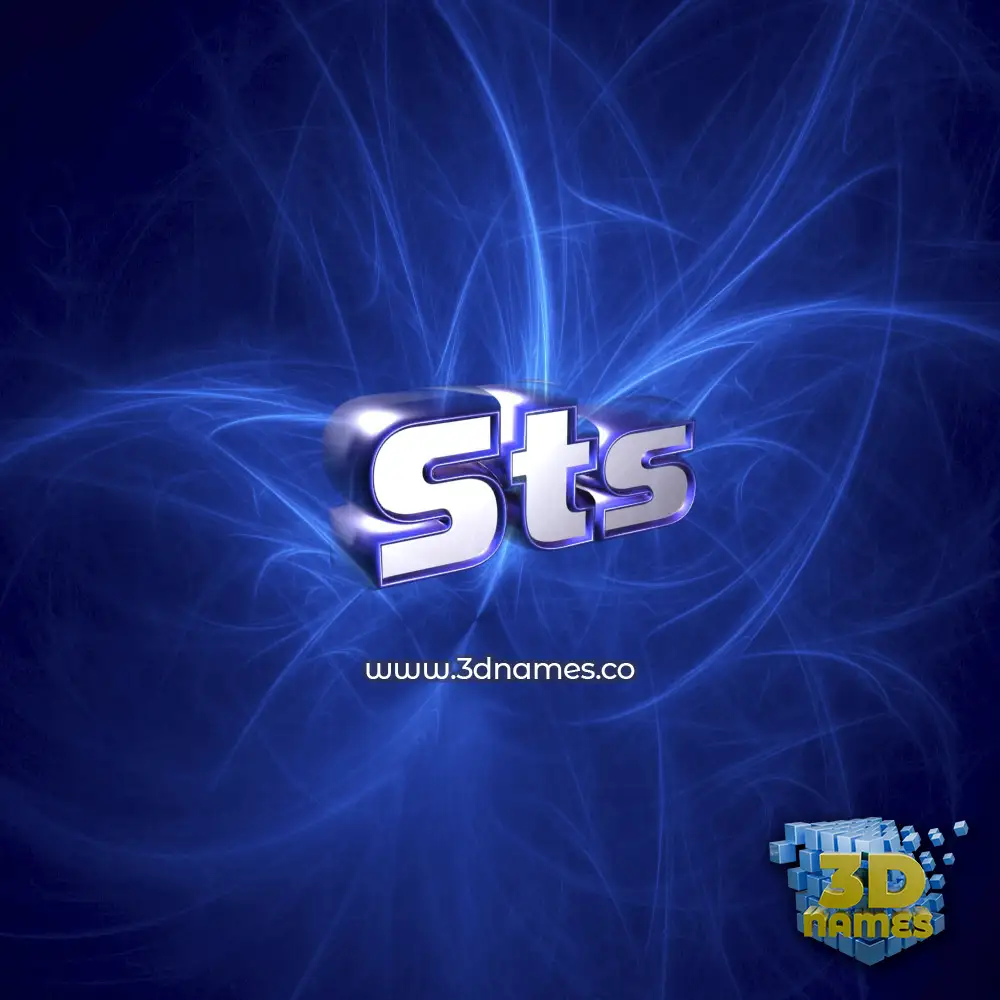 sts in Plasma style - 3D name wallpaper sts in Plasma style - 3D name wallpaper