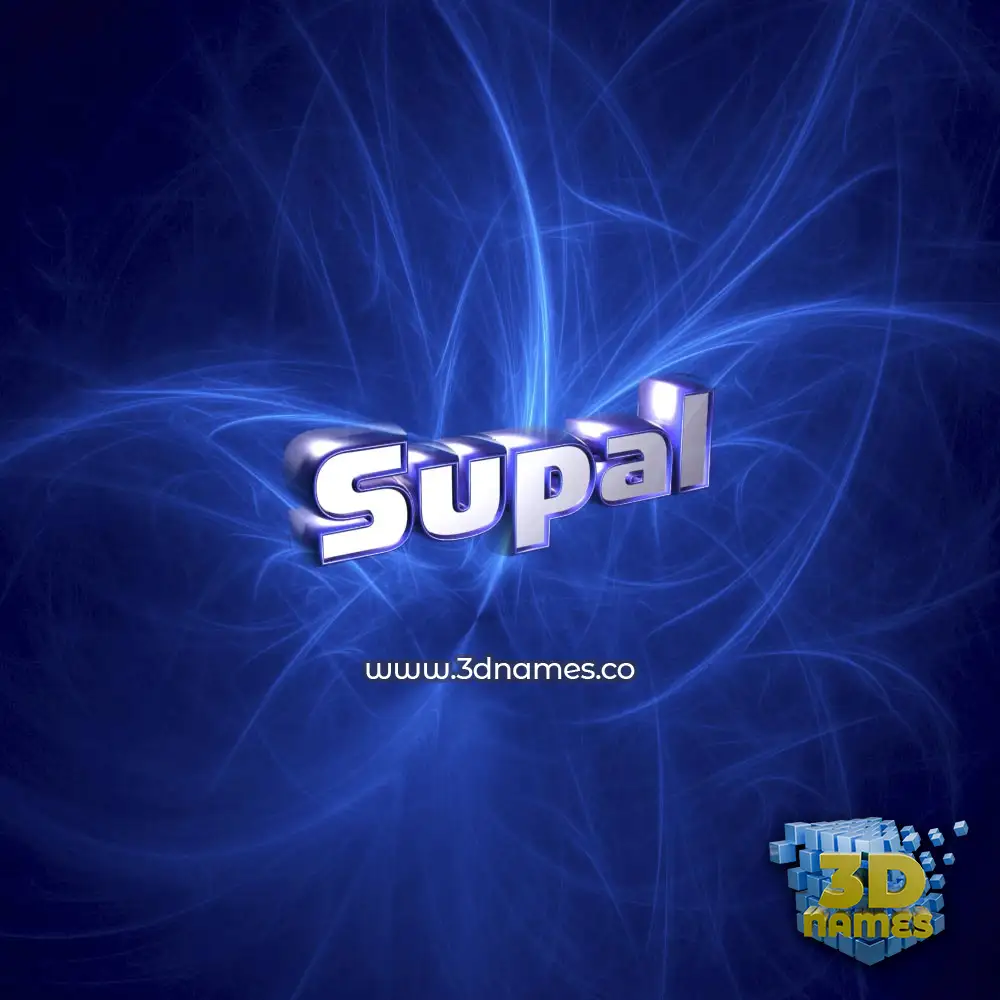 supal in Plasma style - 3D name wallpaper supal in Plasma style - 3D name wallpaper