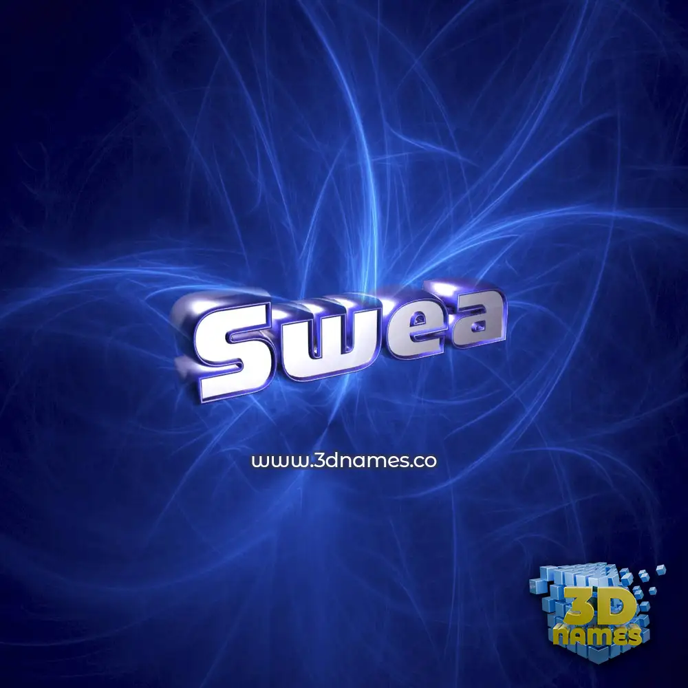 swea in Plasma style - 3D name wallpaper swea in Plasma style - 3D name wallpaper
