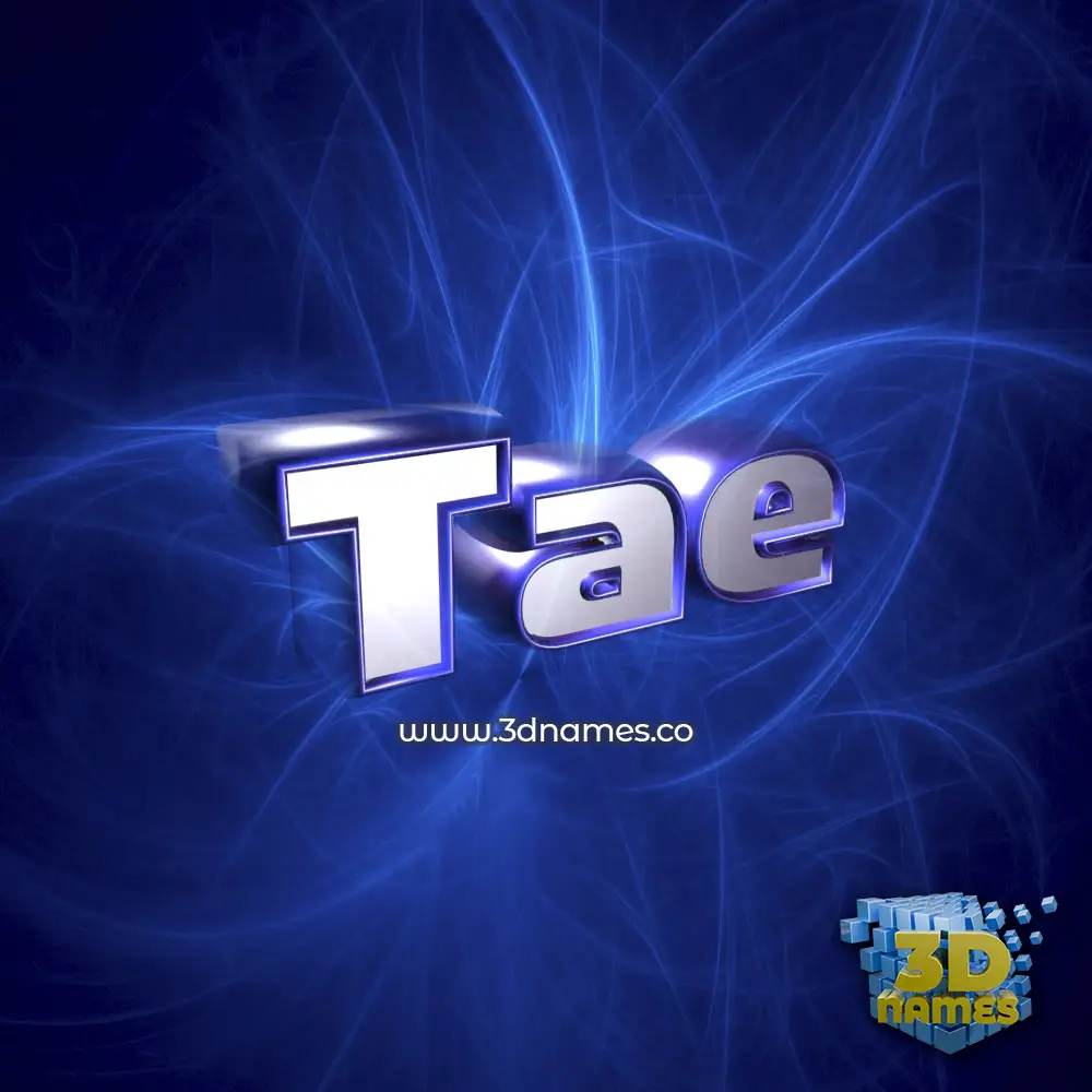 tae in Plasma style - 3D name wallpaper tae in Plasma style - 3D name wallpaper