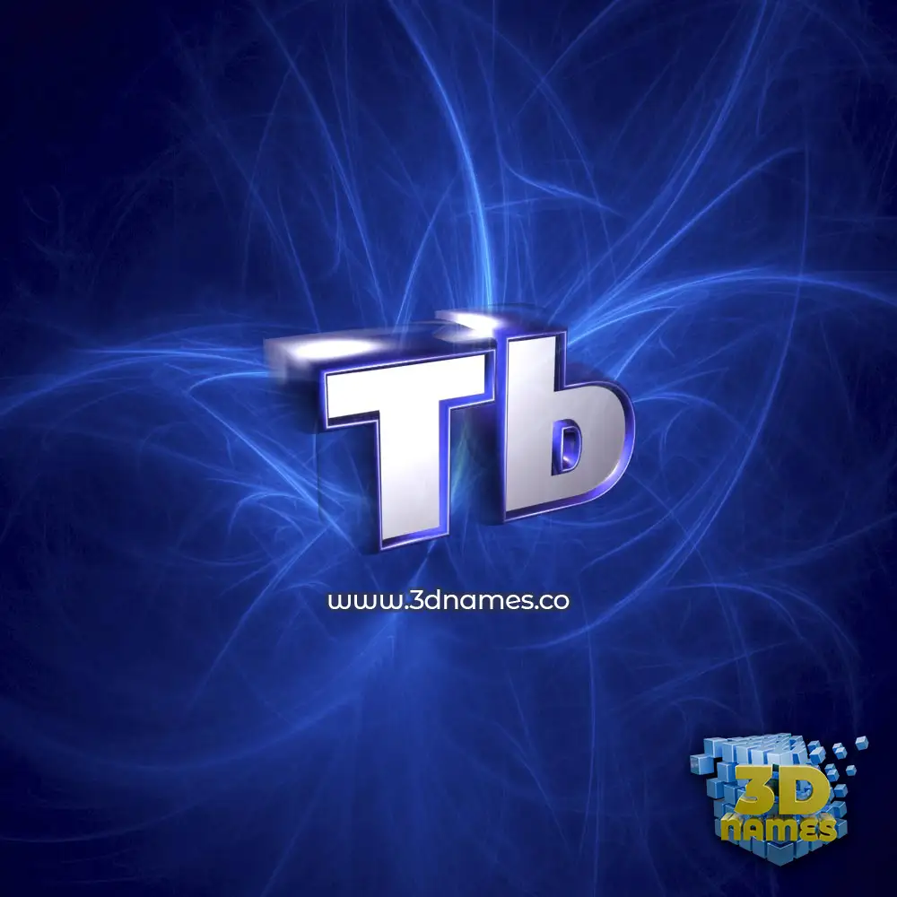 tb in Plasma style - 3D name wallpaper tb in Plasma style - 3D name wallpaper