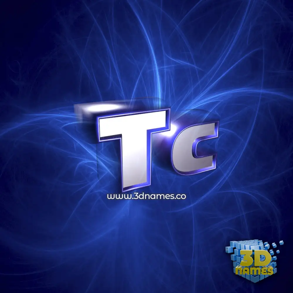 tc in Plasma style - 3D name wallpaper
