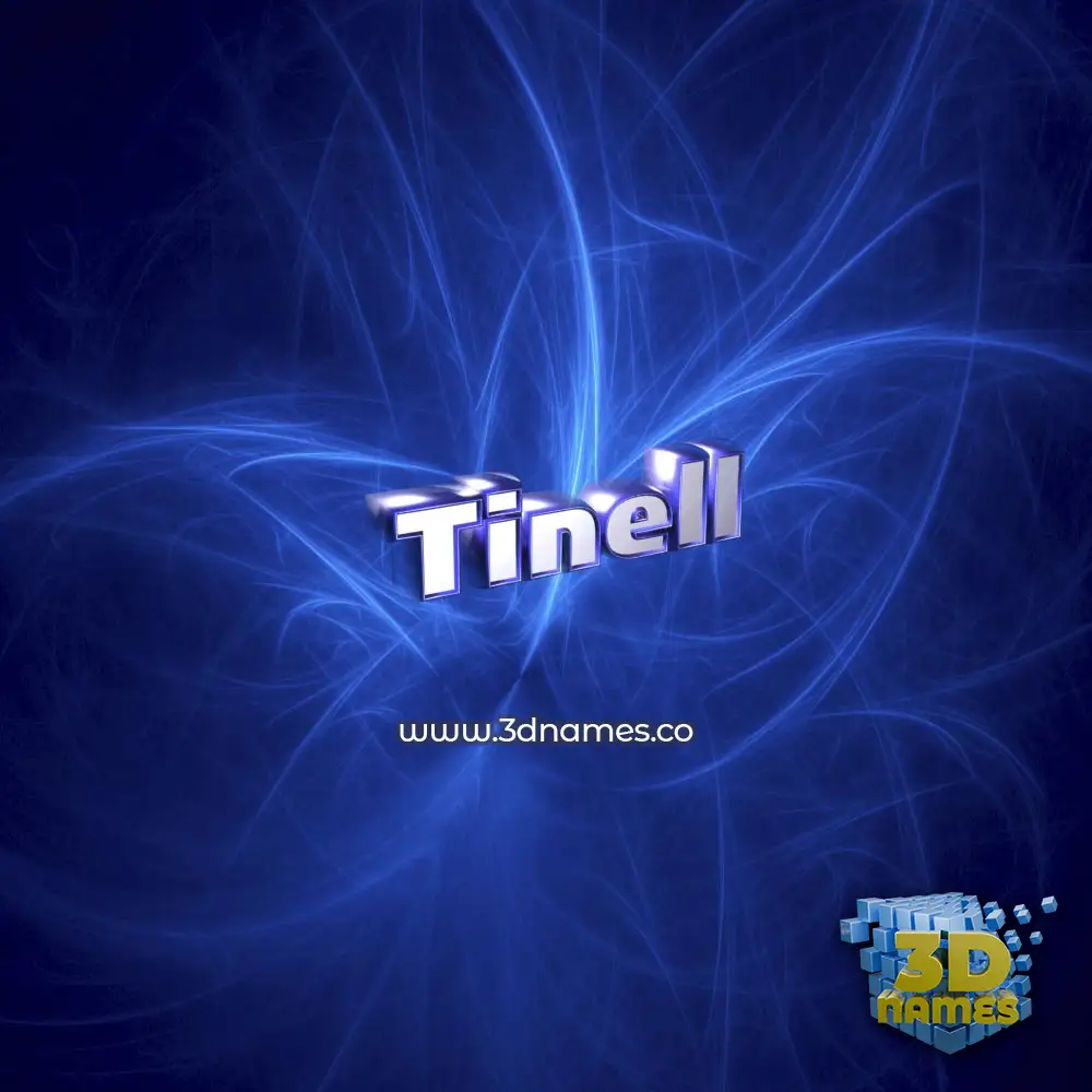 tinell in Plasma style - 3D name wallpaper