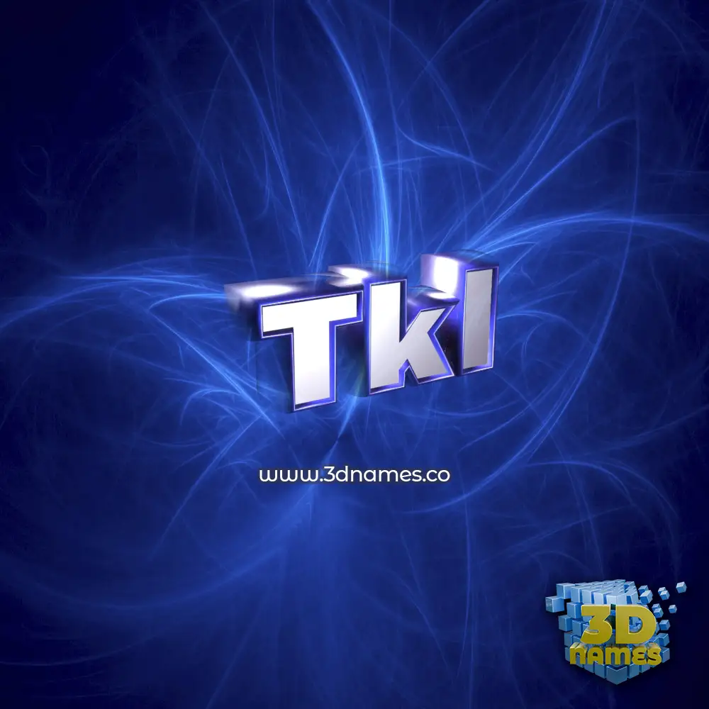 tkl in Plasma style - 3D name wallpaper tkl in Plasma style - 3D name wallpaper