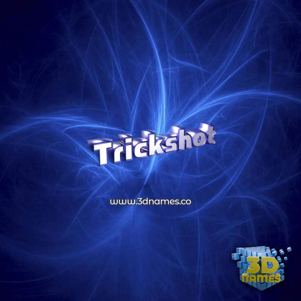 trickshot in Plasma style - 3D name wallpaper trickshot in Plasma style - 3D name wallpaper