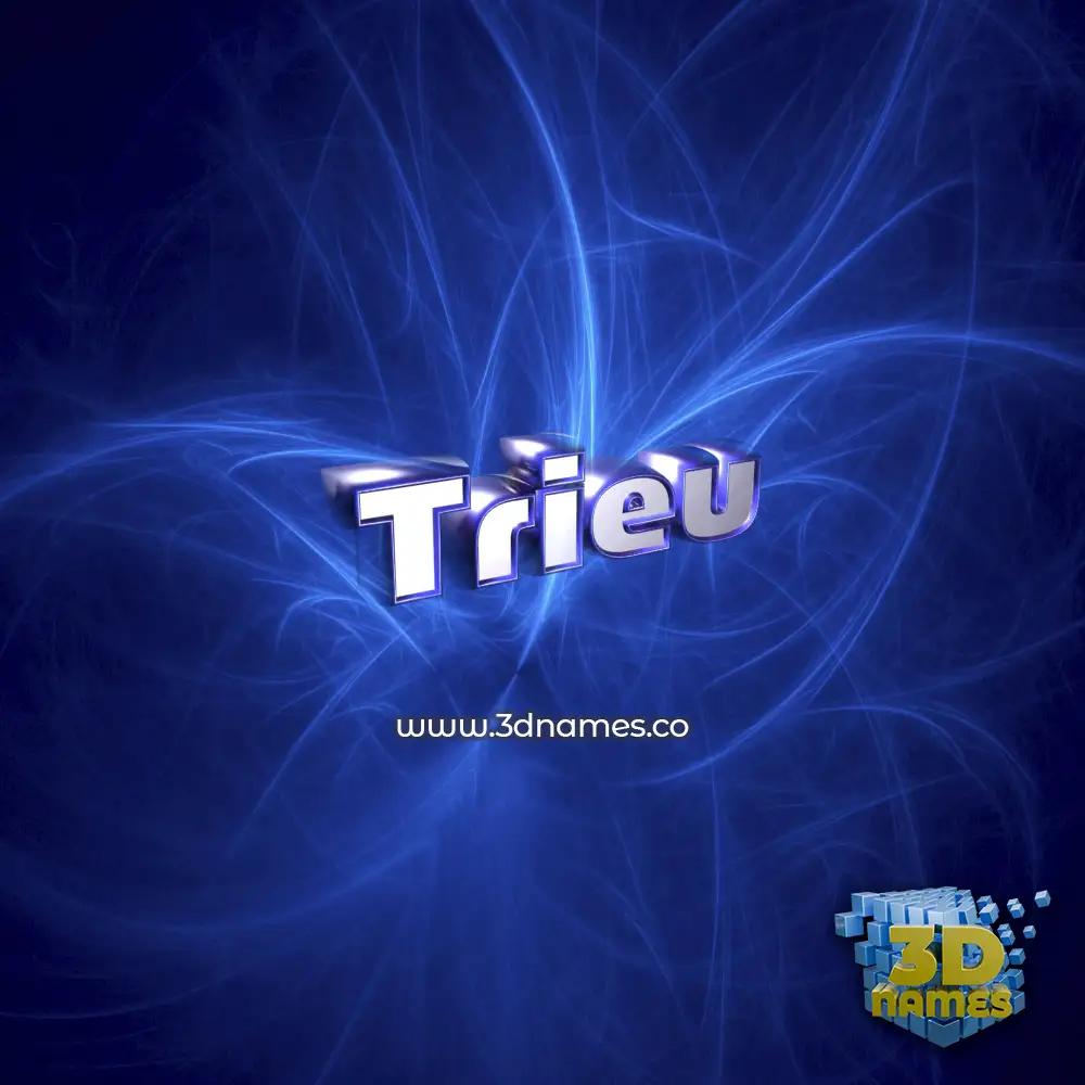 trieu in Plasma style - 3D name wallpaper trieu in Plasma style - 3D name wallpaper