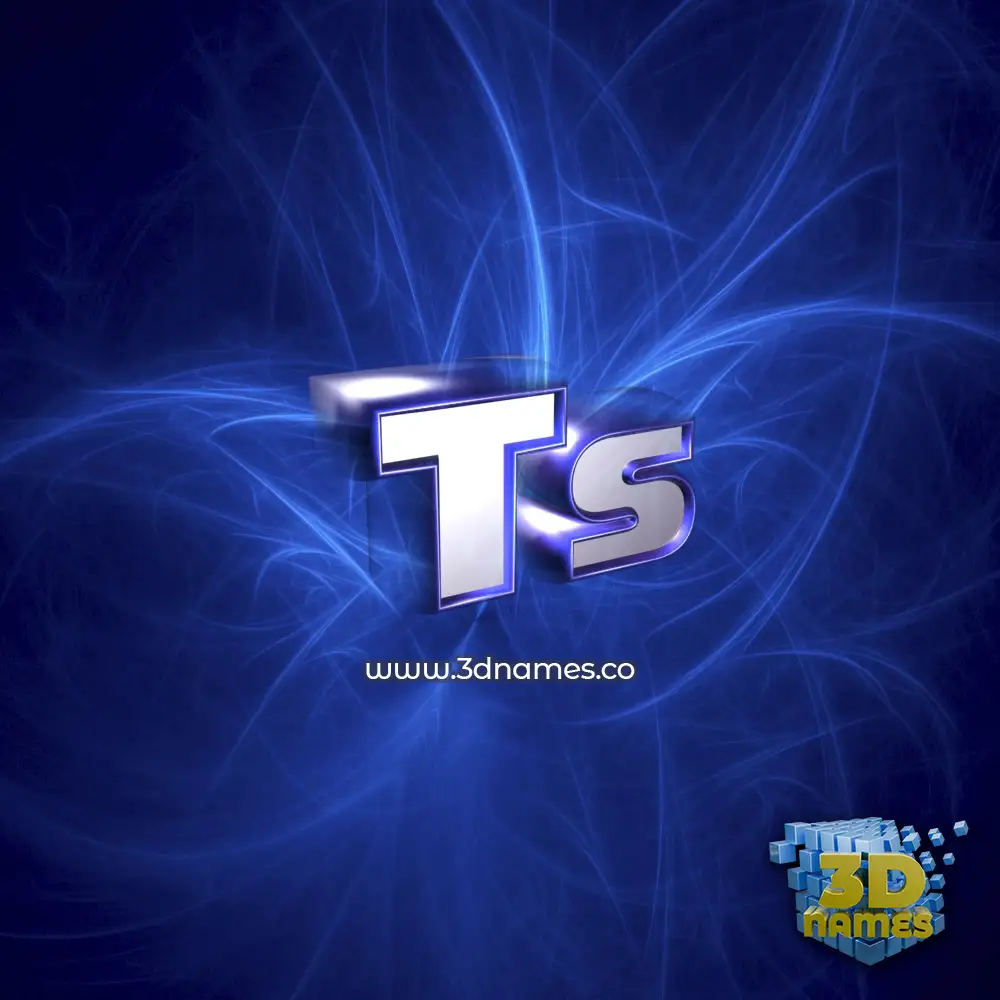 ts in Plasma style - 3D name wallpaper ts in Plasma style - 3D name wallpaper
