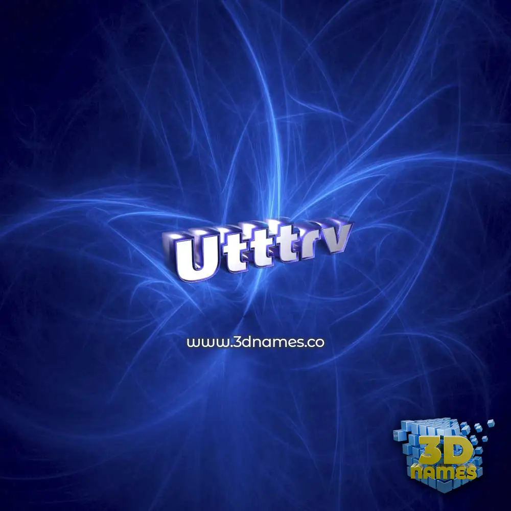 utttrv in Plasma style - 3D name wallpaper utttrv in Plasma style - 3D name wallpaper