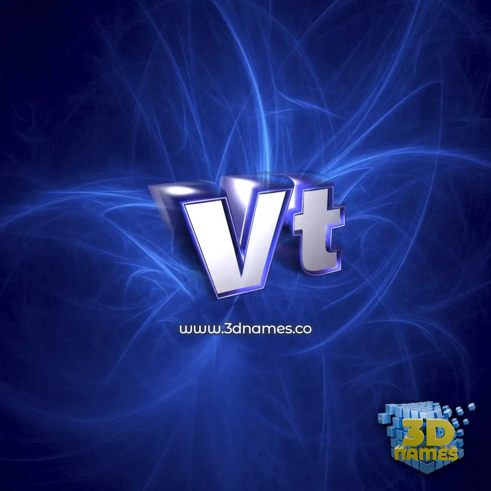 vt in Plasma style - 3D name wallpaper vt in Plasma style - 3D name wallpaper