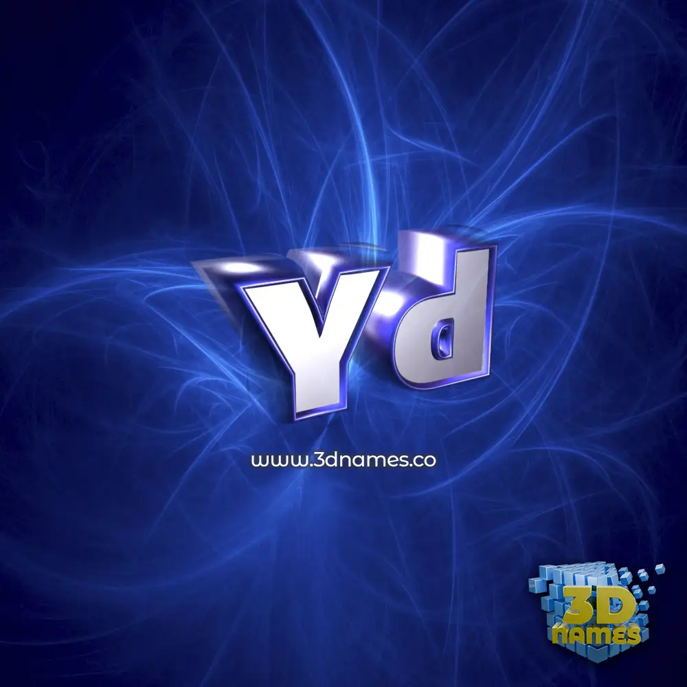 yd in Plasma style - 3D name wallpaper yd in Plasma style - 3D name wallpaper