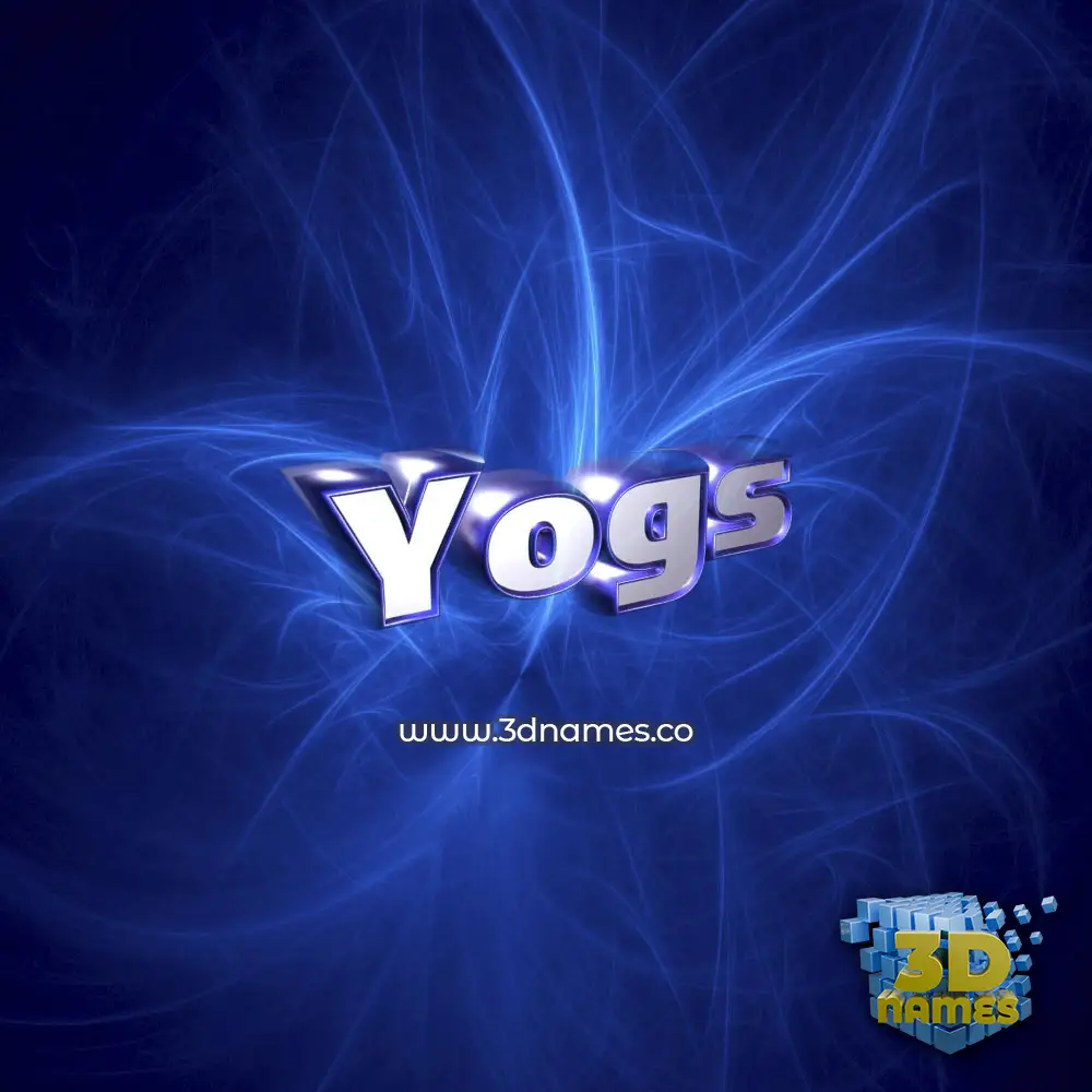 yogs in Plasma style - 3D name wallpaper yogs in Plasma style - 3D name wallpaper