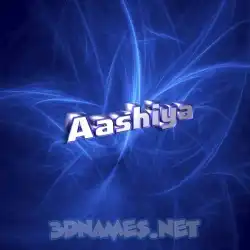 aashiya in Plasma style - 3D name wallpaper