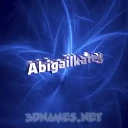 abigailkatey in Plasma style - 3D name wallpaper