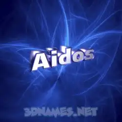 aidos in Plasma style - 3D name wallpaper