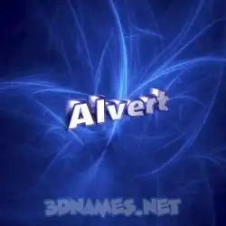 alvert in Plasma style - 3D name wallpaper