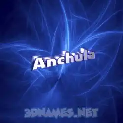 anchula in Plasma style - 3D name wallpaper