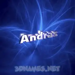 andras in Plasma style - 3D name wallpaper