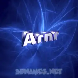 arnr in Plasma style - 3D name wallpaper