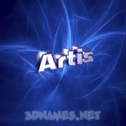 artis in Plasma style - 3D name wallpaper