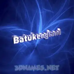 batukengland in Plasma style - 3D name wallpaper