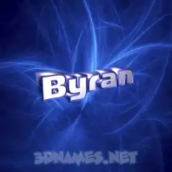 byran in Plasma style - 3D name wallpaper