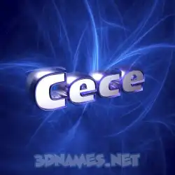 cece in Plasma style - 3D name wallpaper
