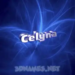 celyna in Plasma style - 3D name wallpaper
