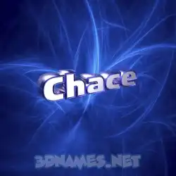 chace in Plasma style - 3D name wallpaper