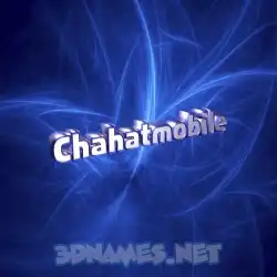 chahatmobile in Plasma style - 3D name wallpaper